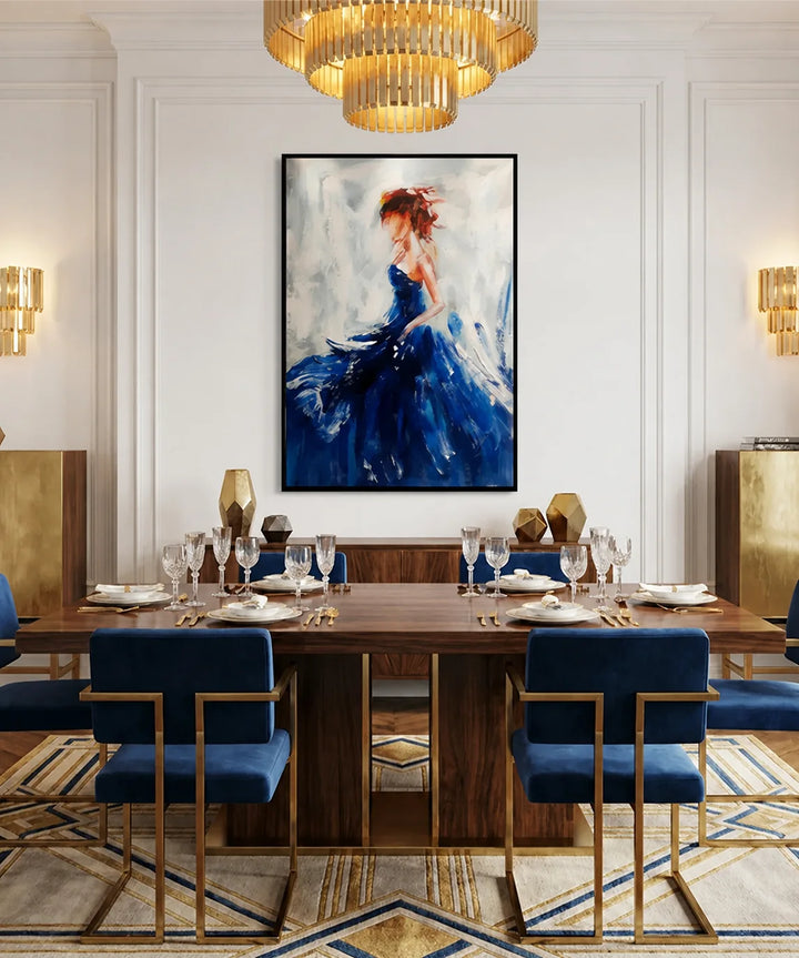 Elegant Woman Abstract Painting TA