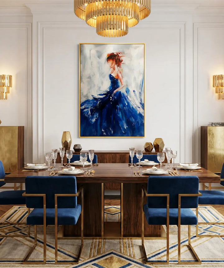 Elegant Woman Abstract Painting TA