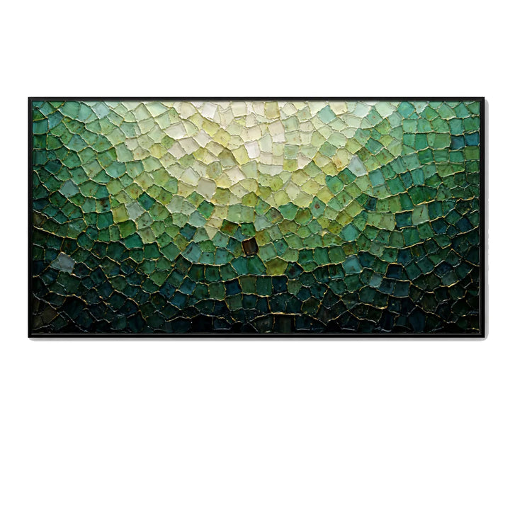 Emerald Tides Abstract Painting AA