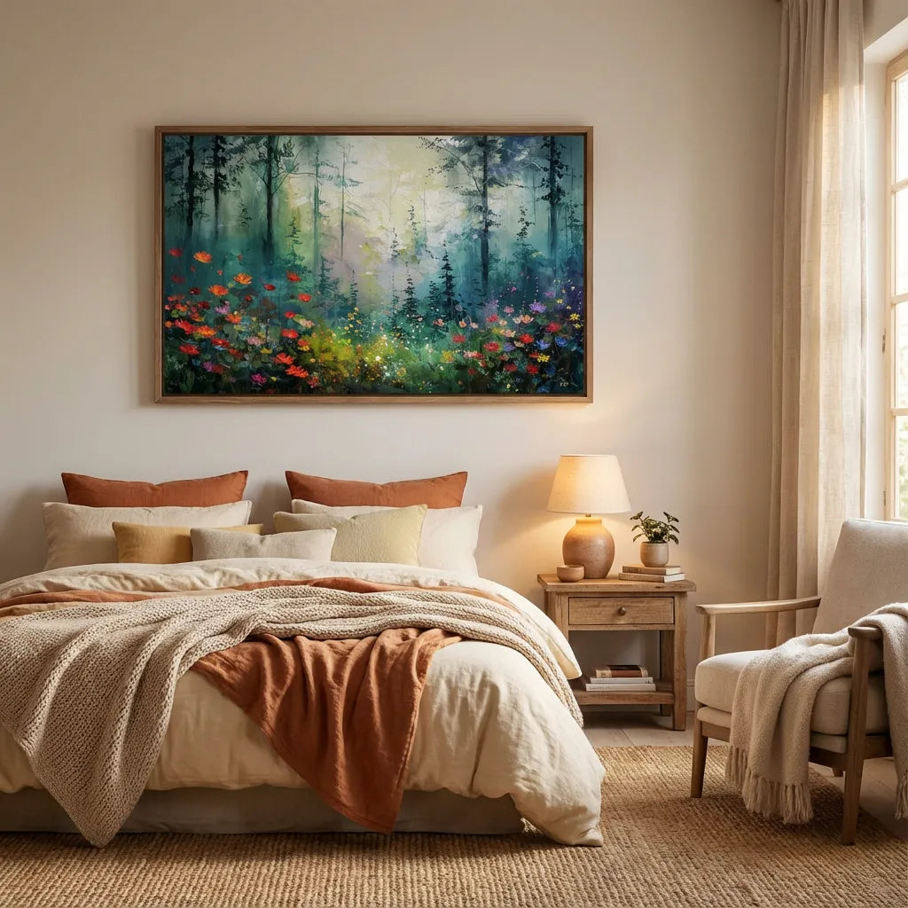 Enchanted Woodland Bloom Painting AA