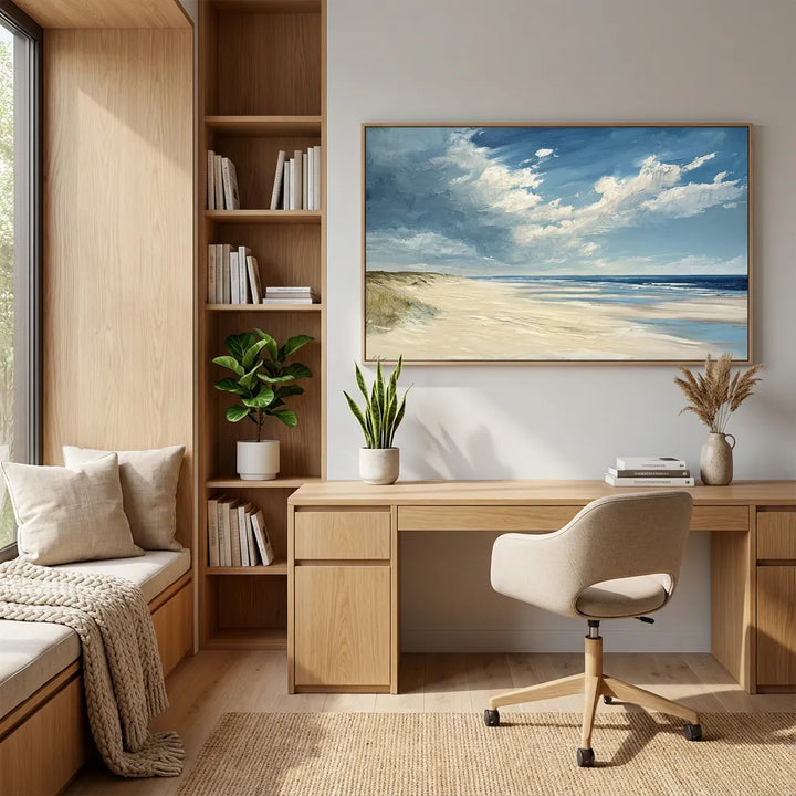 Endless Shore Seascape Painting AA