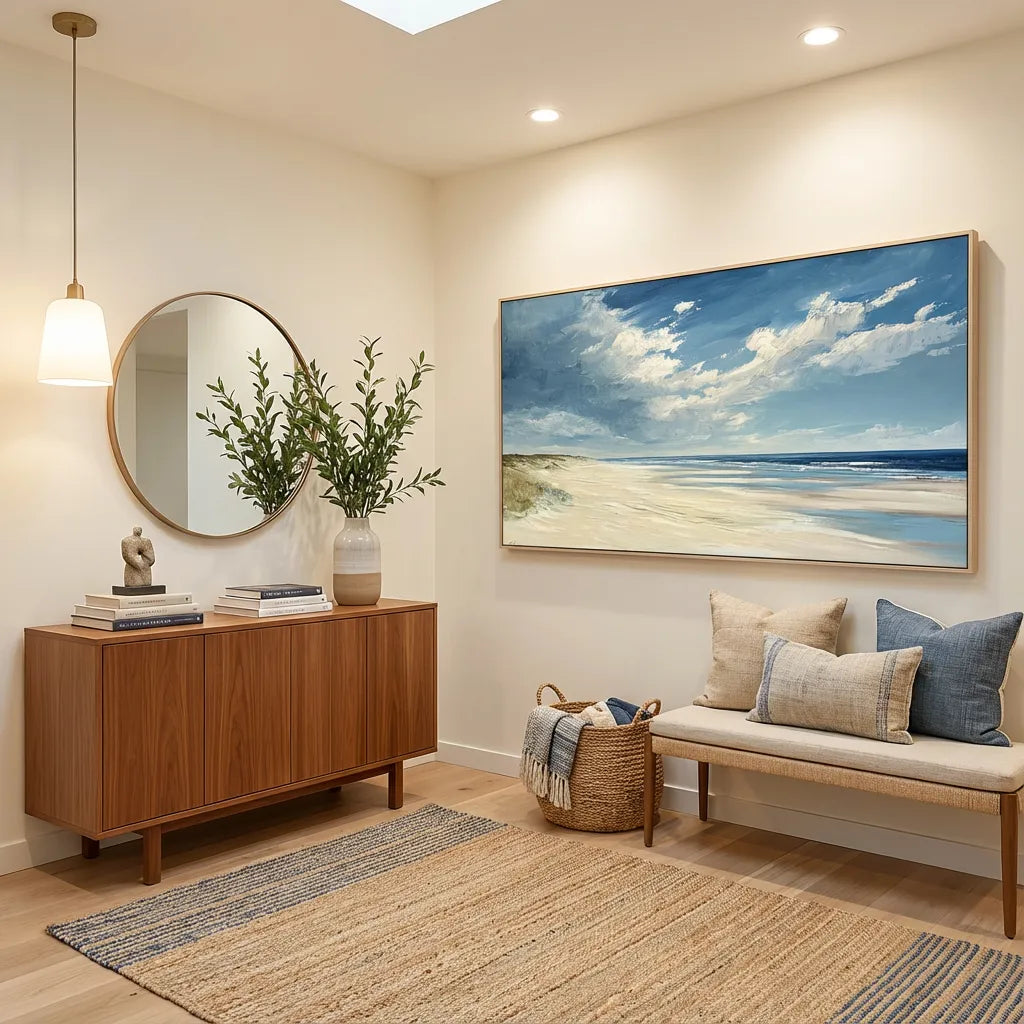 Endless Shore Seascape Painting AA