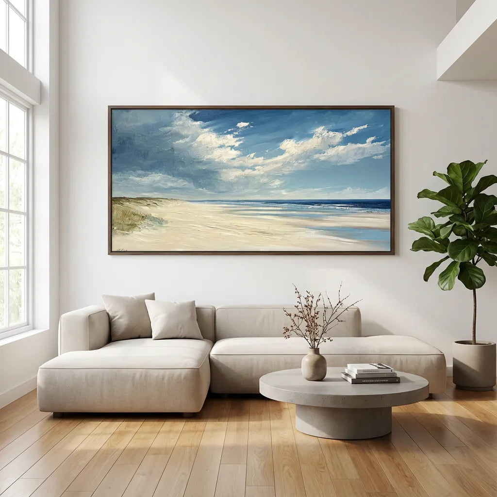 Endless Shore Seascape Painting AA
