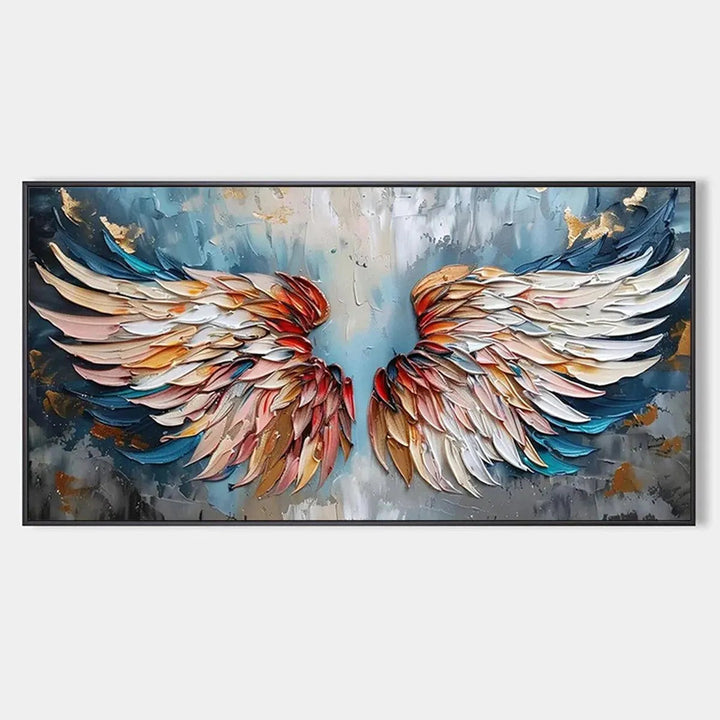 Colorful Angel Wings Wall Art Painting AA