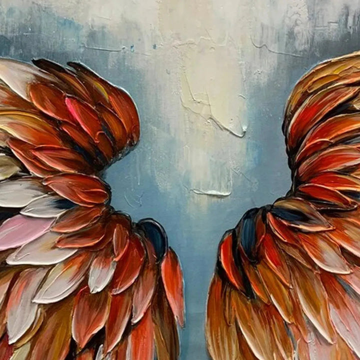 Colorful Angel Wings Wall Art Painting AA