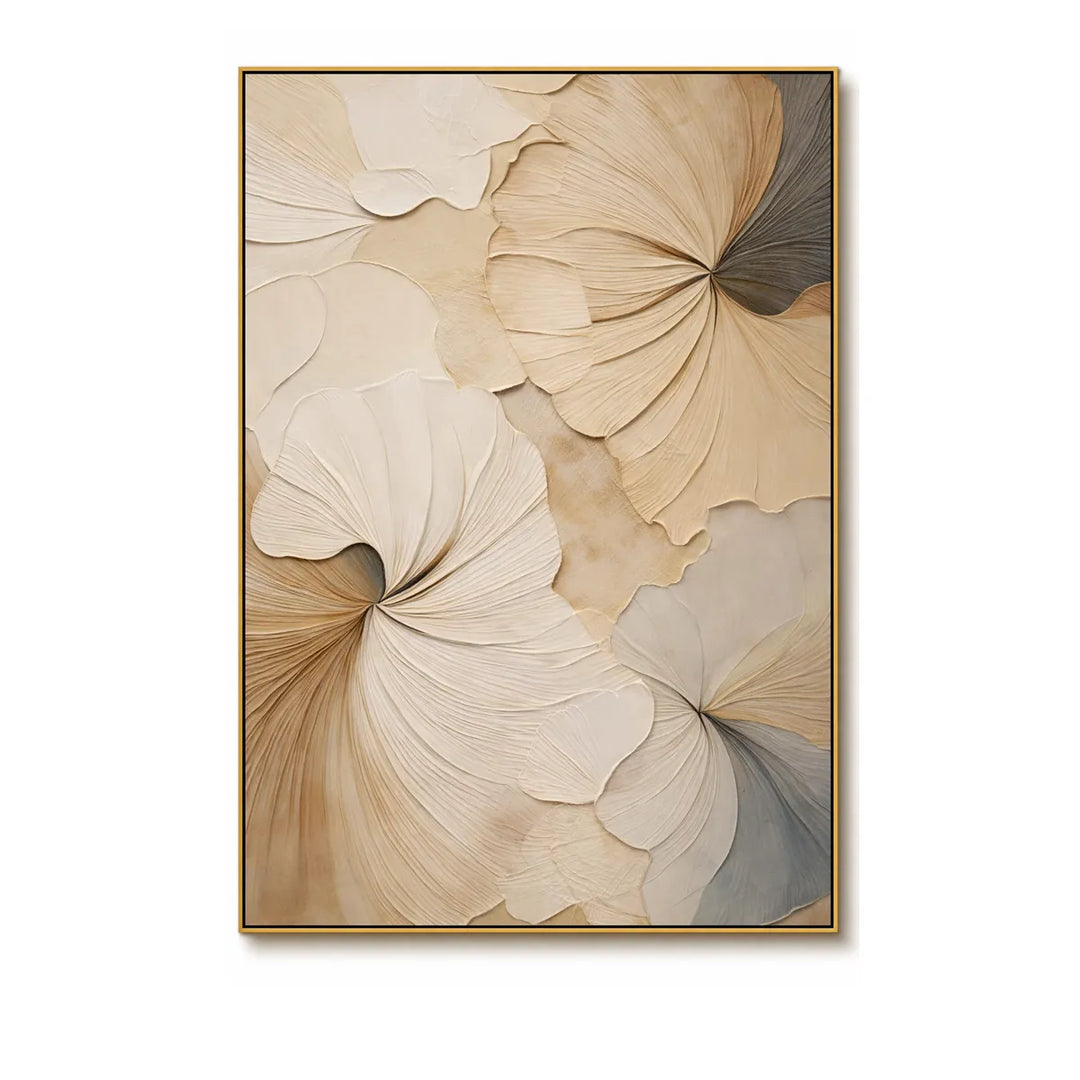 Featherveil Bloom Abstract Painting TA
