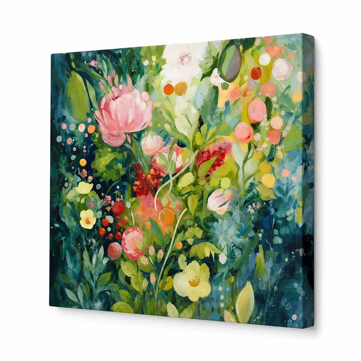 Garden Glow Floral Painting AA