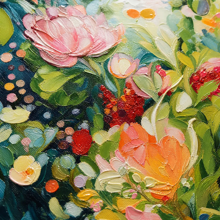 Garden Glow Floral Painting AA