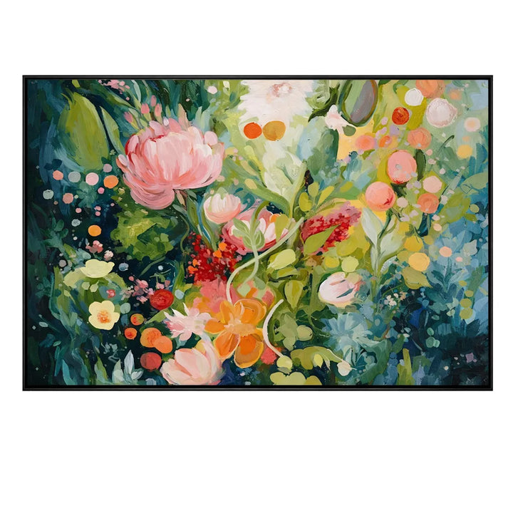 Garden Glow Floral Painting AA