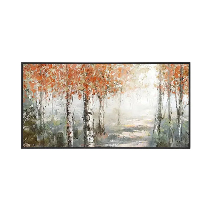 Golden Forest Path Painting MT