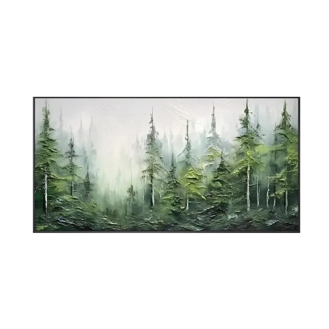 Green Abstract Landscape Painting MT