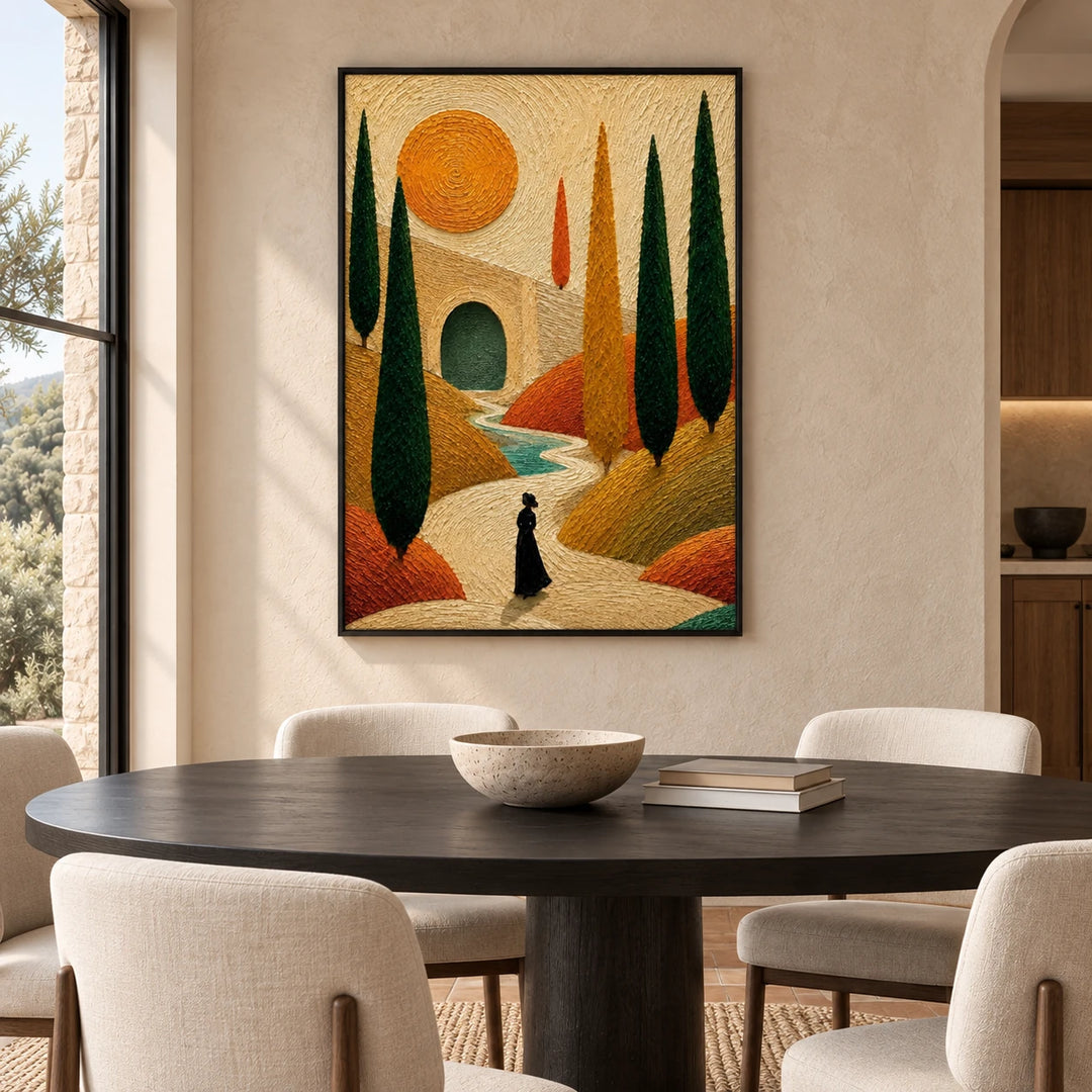 HM0716 black frame in approved medium home interior
