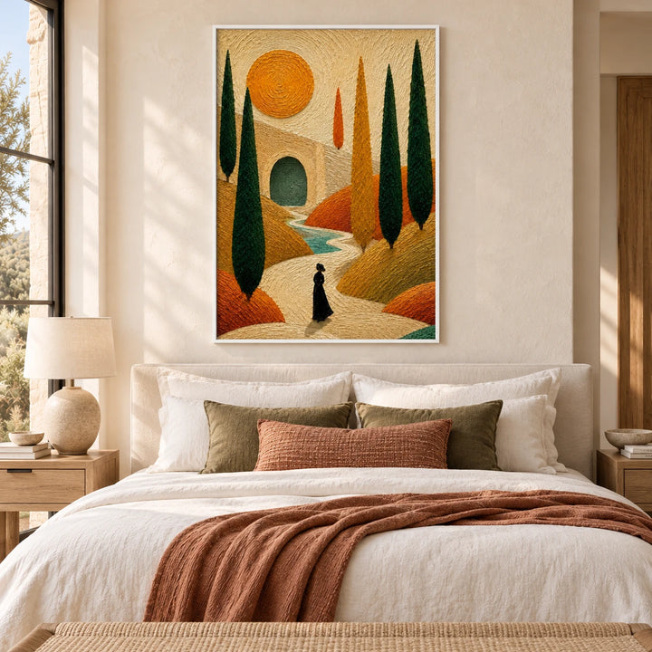 HM0716 white frame in approved medium home interior