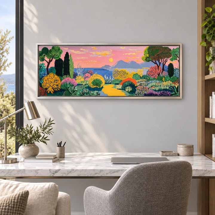 HM0721 silver frame, approved medium interior scene