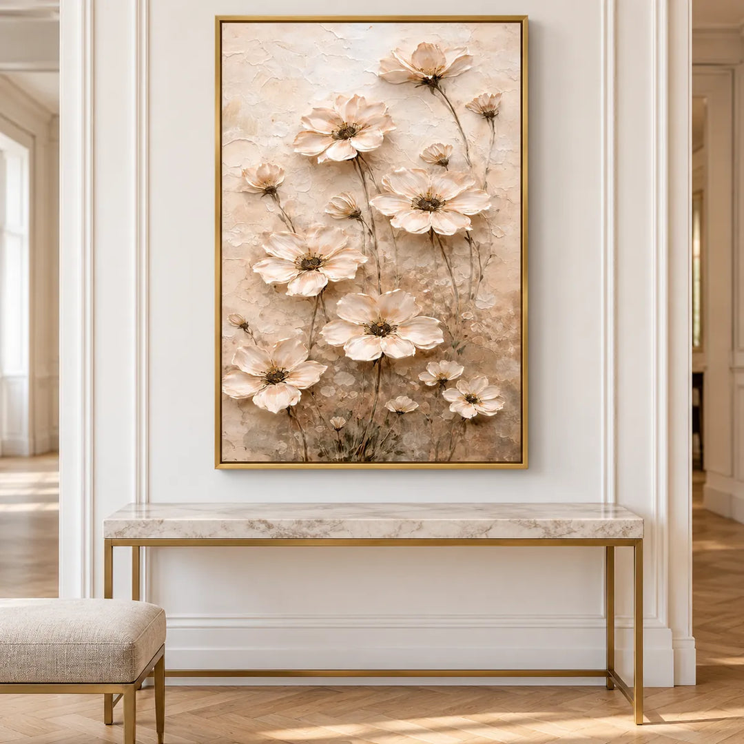 HP2820 Gold Frame in a distinct furnished home, medium view