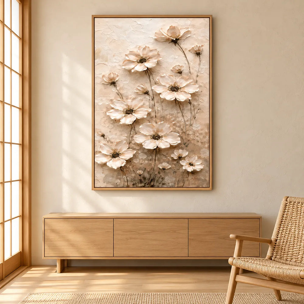 HP2820 Wood Frame in a distinct furnished home, medium view