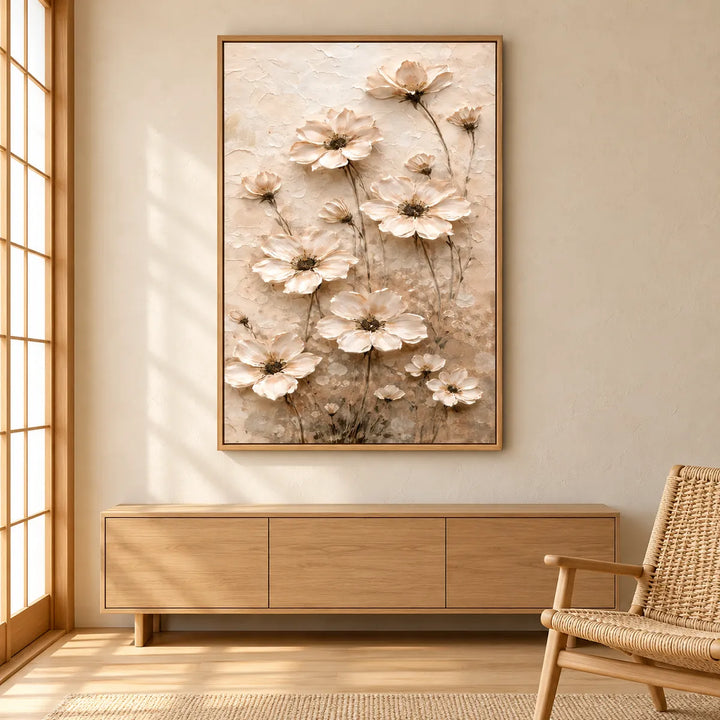 HP2820 Wood Frame in a distinct furnished home, medium view