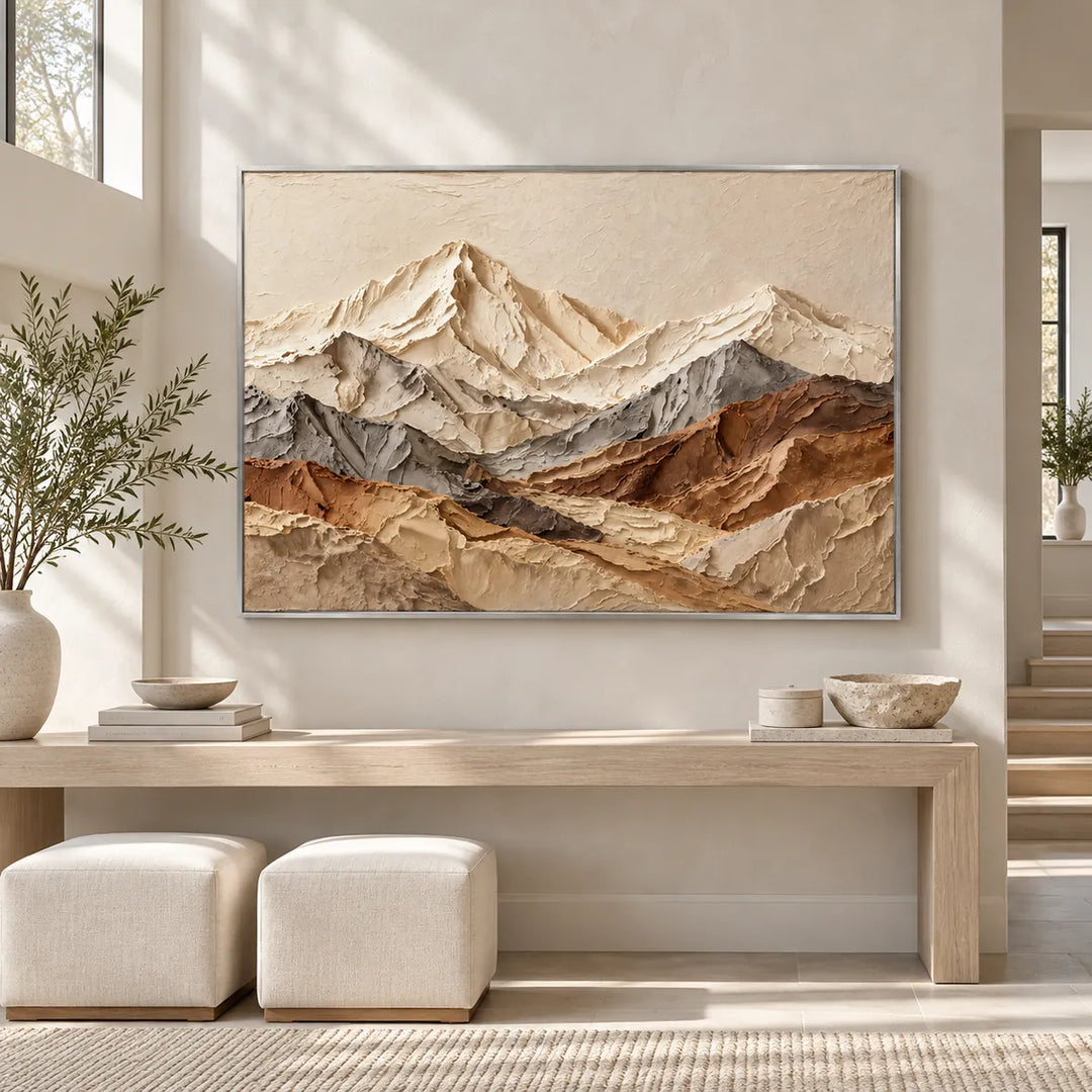 HP2845 silver frame in a unique cream linen and natural oak interior