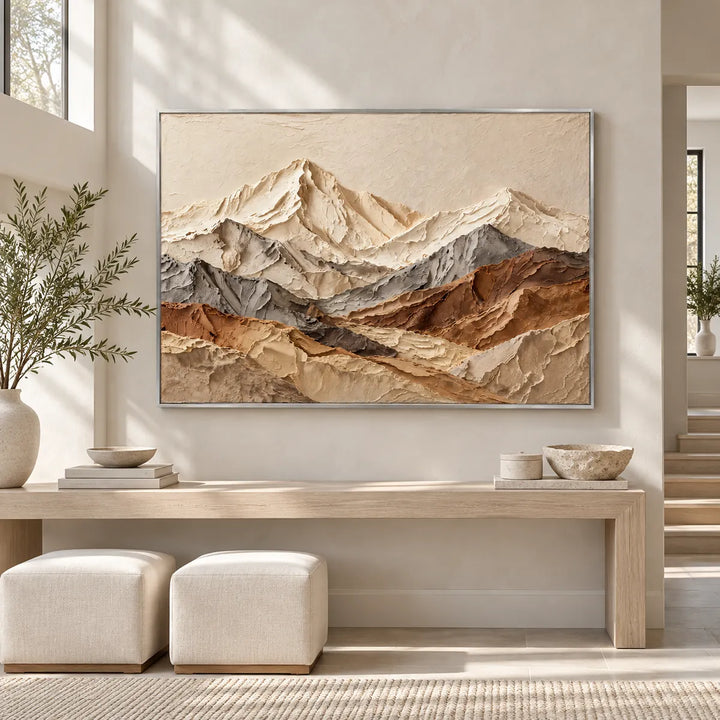 HP2845 silver frame in a unique cream linen and natural oak interior