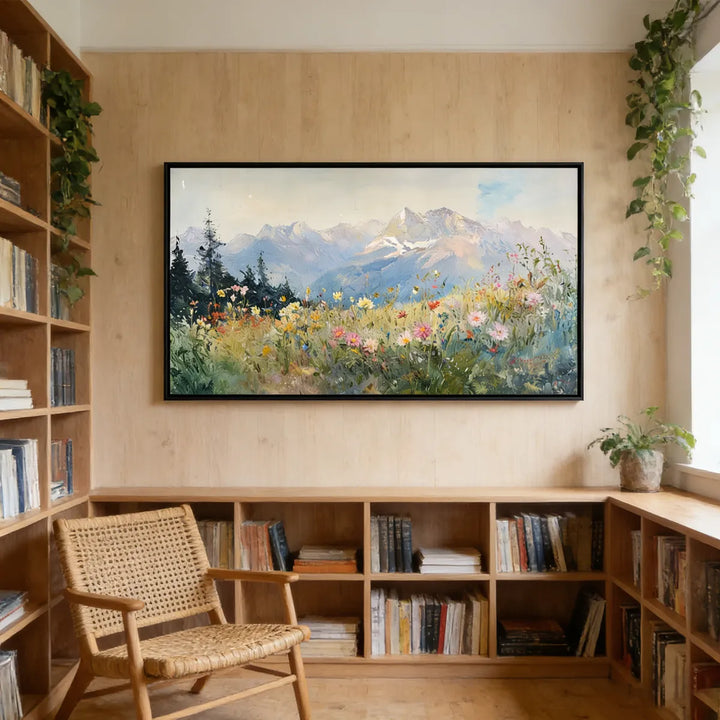 Highland Blossom Meadow Painting AA