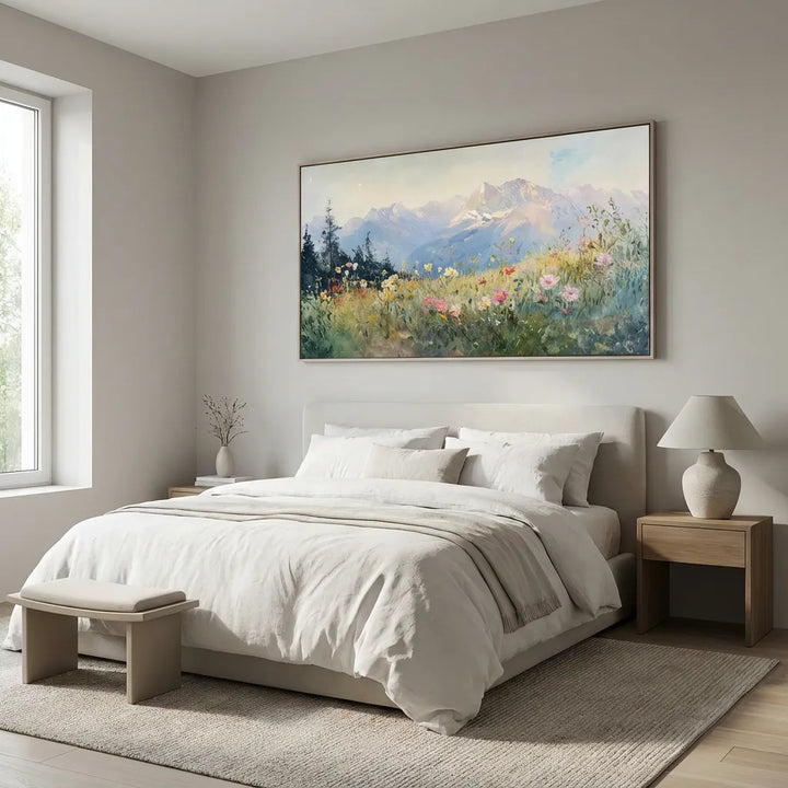 Highland Blossom Meadow Painting AA