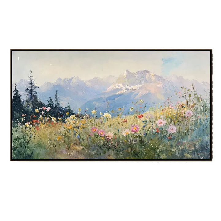 Highland Blossom Meadow Painting AA