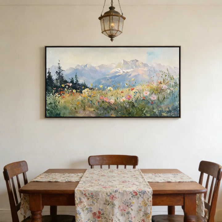 Highland Blossom Meadow Painting AA
