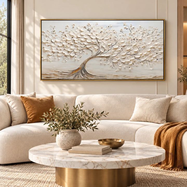 MT2609 original painting in gold frame with coordinated interior