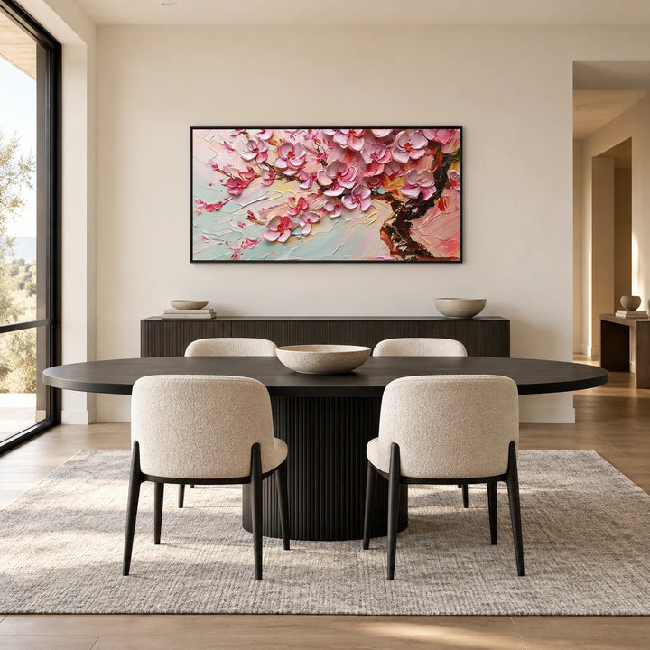 MT2616 black frame in a complete home interior scene