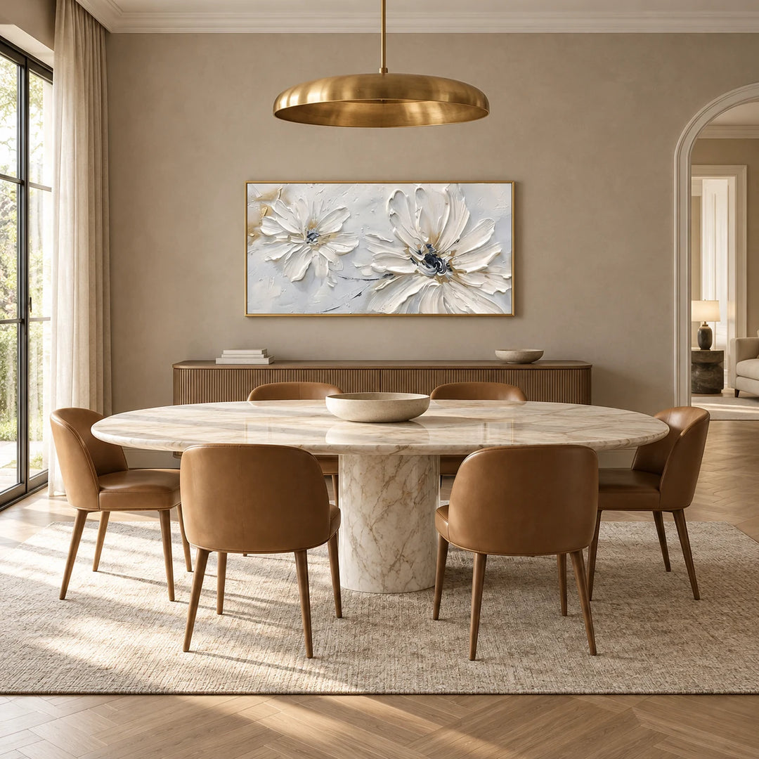 MT2617 gold frame in a complete home interior scene