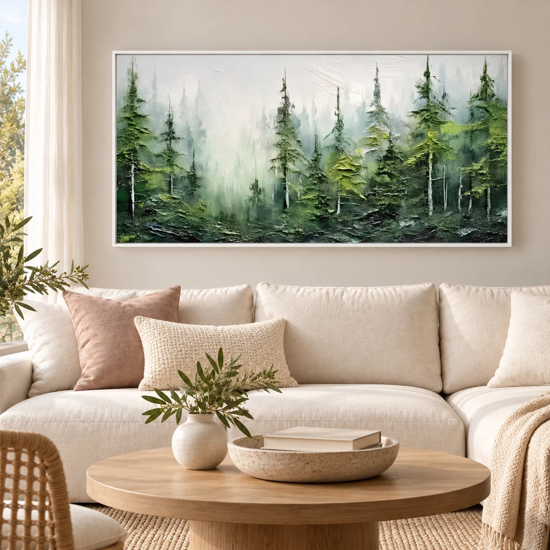 MT2622 white frame in a styled home interior, approved medium scene