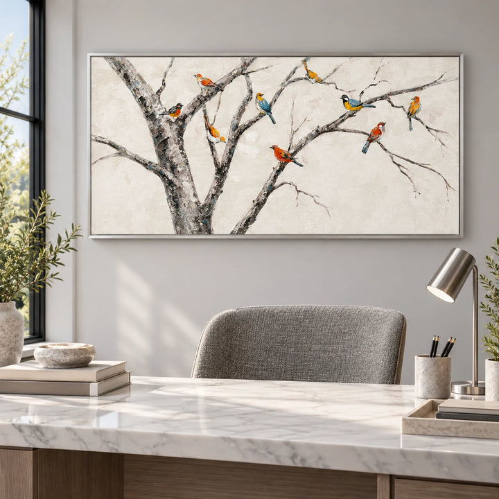 MT2628 silver frame in a styled home interior, approved medium scene