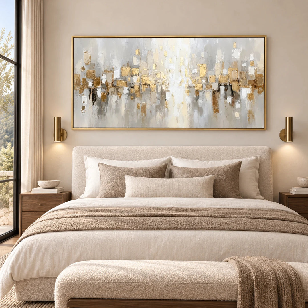 MT2629 gold frame in a styled home interior, approved medium scene