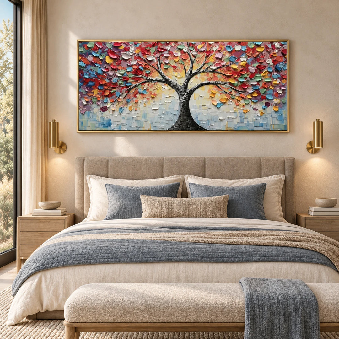 MT2632 gold frame in approved medium interior scene