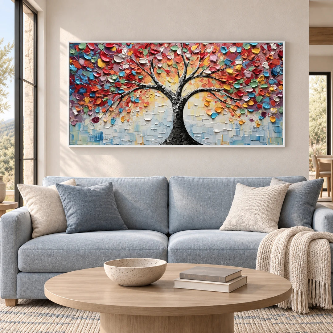 MT2632 white frame in approved medium interior scene