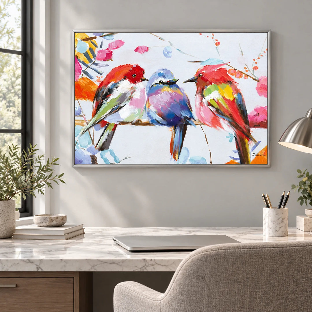 MT2633 silver frame in a styled home interior, approved medium scene