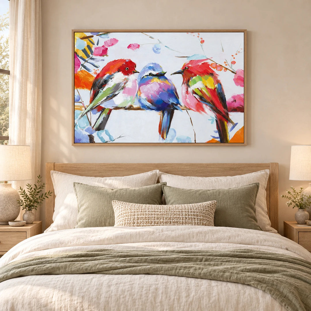 MT2633 wood frame in a styled home interior, approved medium scene