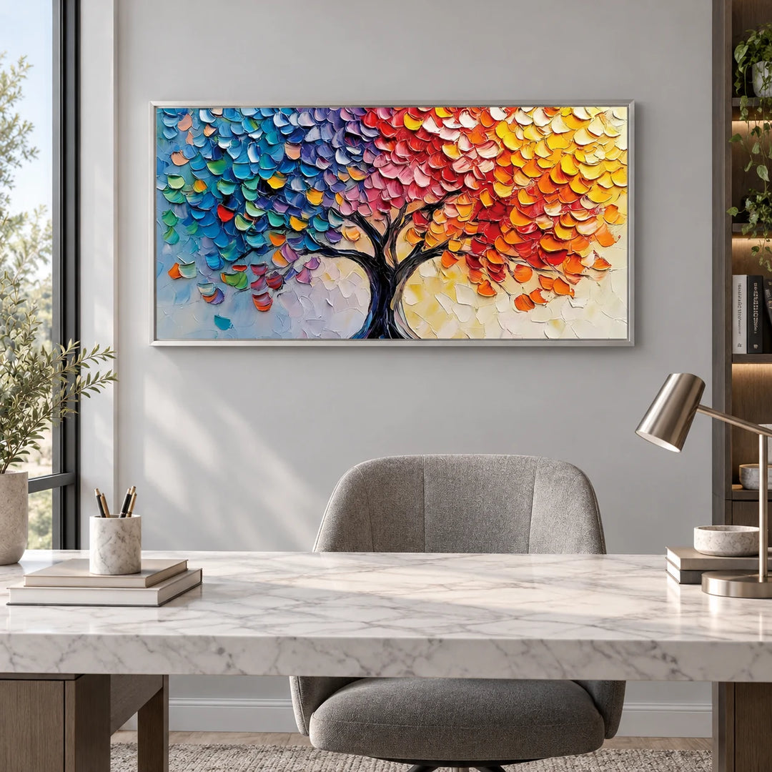 MT2635 silver frame in a styled home interior, approved medium scene