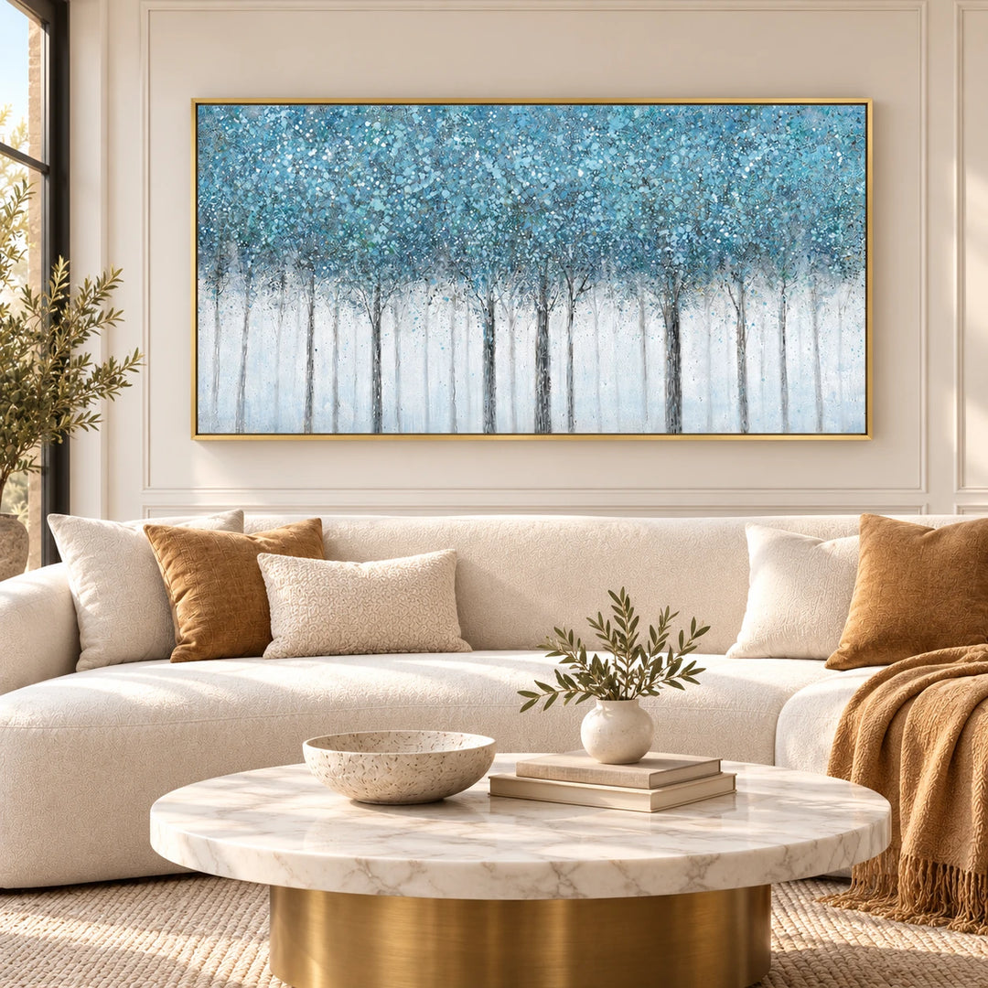 MT2637 original painting in gold frame with coordinated interior