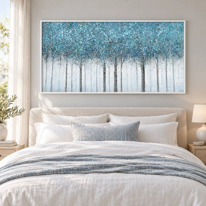 MT2637 original painting in white frame with coordinated interior