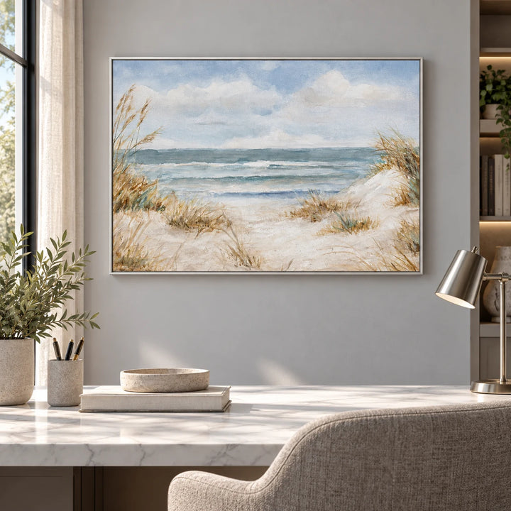 MT2639 silver frame in a styled home interior, approved medium scene