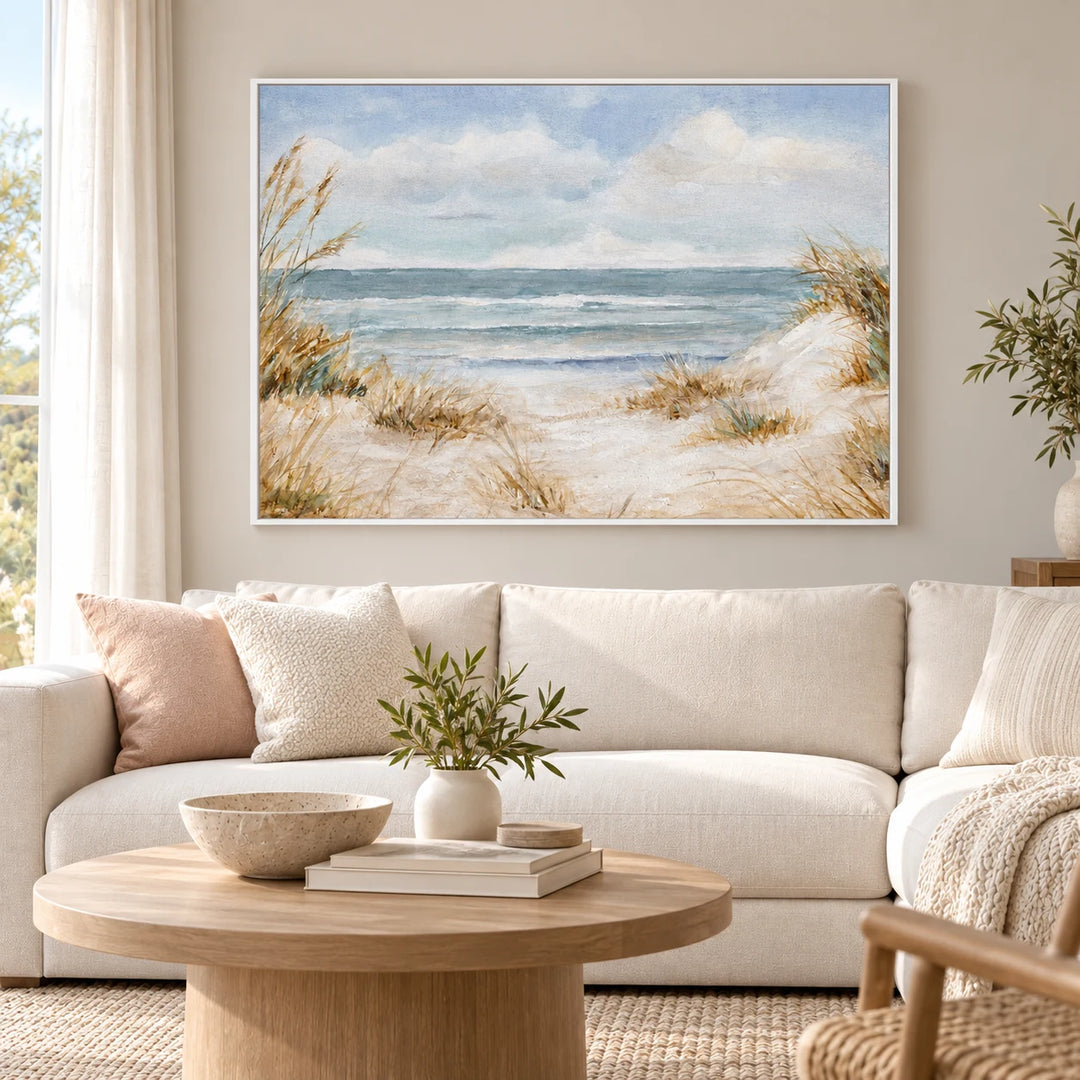 MT2639 white frame in a styled home interior, approved medium scene