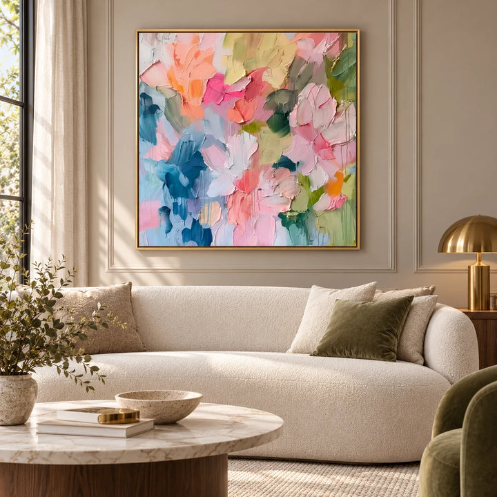 MT2641 gold frame in a styled home interior, approved medium scene