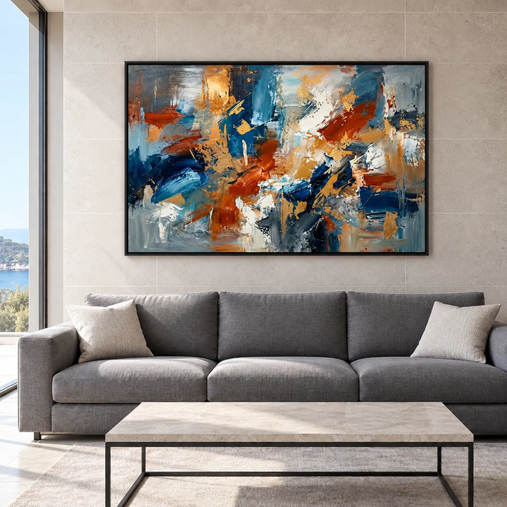 MT2673 Black Frame in a distinct furnished home, medium view