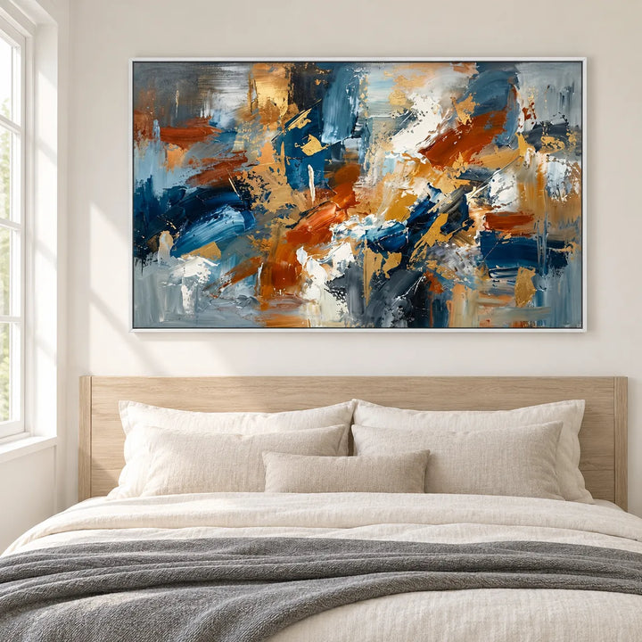 MT2673 White Frame in a distinct furnished home, medium view
