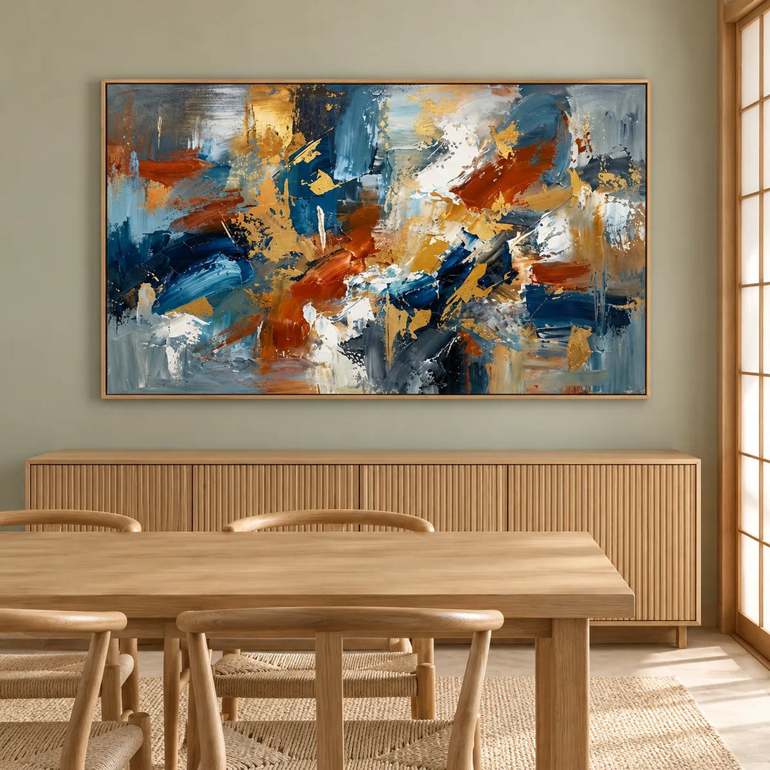 MT2673 Wood Frame in a distinct furnished home, medium view