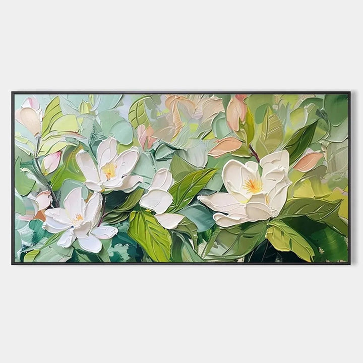 Magnolia Blossoms Canvas Wall Art RM