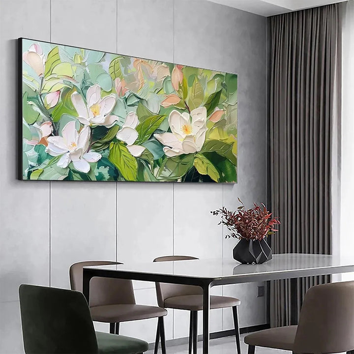 Magnolia Blossoms Canvas Wall Art RM
