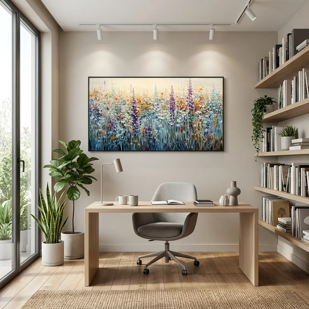 Meadow Whisper Abstract Painting AA