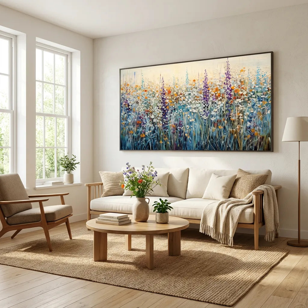 Meadow Whisper Abstract Painting AA